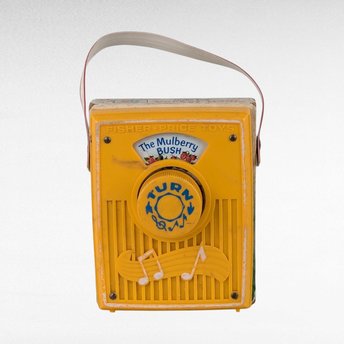 Vintage Fisher Price Pocket Radio, Toy Radio, Musical Toy, Retro Toy, Gift for Child, Nostalgic Toy, Collectible Toy