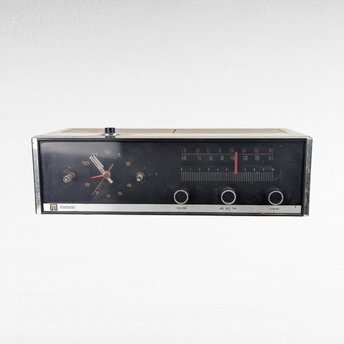 Vintage Milovac TR-707 Clock Radio, Analog Alarm, Retro Bedside Radio, Working, Gift for Vintage Electronics Collector