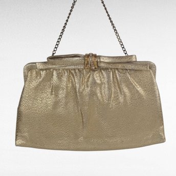 Vintage Gold Hand Bag. 
