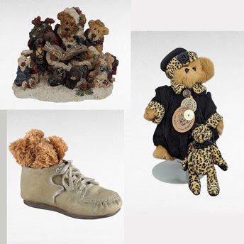 Vintage Boyds Bears Figurines, Grenville Storyteller, Bailey Plush with Dottie, Walker Bear-Foot Friends, Collectible Boyds Bears