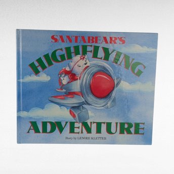 Vintage 1987 Santabear's High Flying Adventure Book, Dayton Hudson, Lenore Kletter, Children's Book, Christmas Story, Gift for Kids