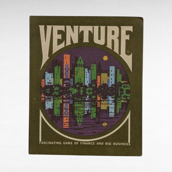 Vintage 1970 3M Venture Finance Card Game, Complete Set, Collectible Board Game, Gift for Game Collectors, Family Fun