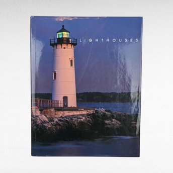 Lighthouses Picture Hardcover Book, Michael Vogel, Photography Book, Coffee Table Book, Gift for Lighthouse Lover, Nautical Decor