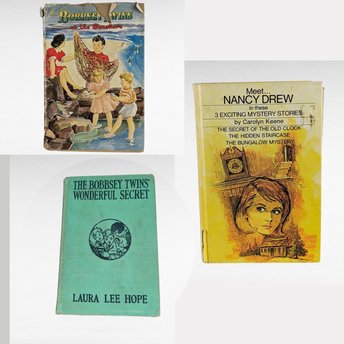 Vintage Children's Chapter Book Lot, Nancy Drew, Bobbsey Twins, Mystery Stories, Collectible Kids' Books, Gift for Young Readers