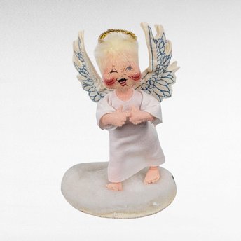 1993 Annalee Angel Figurine | Angel on Cloud | Collectible Doll | Christmas Decoration