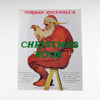 1993 Normal Rockwell's Christmas Book, Hardcover.