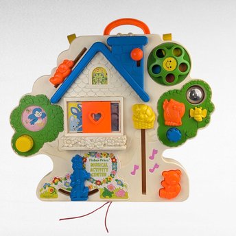 Vintage Fisher Price Baby Activity Crib Toy.