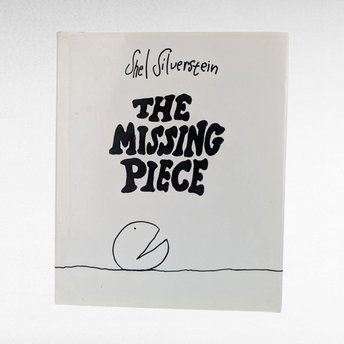 1976 Shel Silverstein "The Missing Piece" Hardcover Book, Classic Children's Story, Collectible Book, Gift for Reader, Illustrated