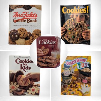 Vintage Cookie Cookbook Collection - Mrs. Fields, BHG Kids, Country Cookies, 90s Baking Recipes - Gift for Bakers