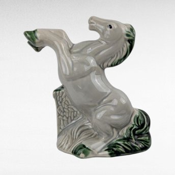 Ceramic Fashions by O.P.C.O. Horse Planter, Vintage Horse Decor, Unique Animal Planter, Gift for Horse Lovers