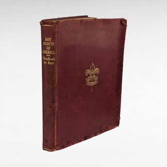 1917 Boy Scouts Handbook, Antique Scouting Collectible, Early BSA Manual, Historical Americana Gift