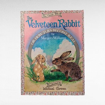 1984 Velveteen Rabbit Hardcover, Margery Williams Book, Michael Green Illustrations, Vintage Children's Book, Classic Story