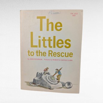 Vintage 1968 The Littles to the Rescue Book Scholastic Softcover Illustrated Children's Storybook Gift for Kids Nostalgic Reading