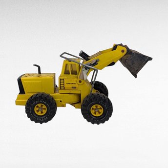 Vintage Yellow Tonka Turbo Diesel Front End Loader Toy, Classic Construction Vehicle, Collector Display, Kids Pretend Play