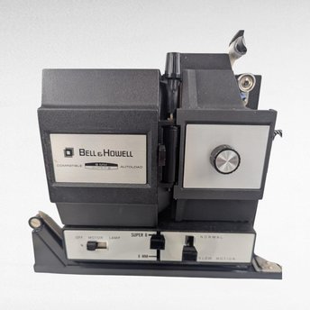 Vintage Bell & Howell Autoload Super 8 Movie Projector, Model 456 with Box and Instructions, Film Collector Gift