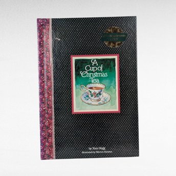 1982 Autographed A Cup of Christmas Tea Book, Tom Hegg, Warren Hanson Illustration, Signed Book, Holiday Story, Collectible Christmas Book