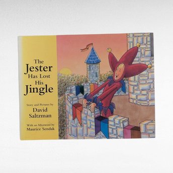 1995 Jester Has Lost His Jingle Book, David Saltzman, Maurice Sendak Afterword, Vintage Children's Story, Gift for Kids