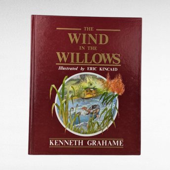 1987 Wind in the Willows Illustrated Hardcover, Classic Children's Literature Gift, Eric Kincaid Art