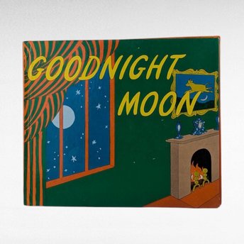 1975 Goodnight Moon Hardcover, Margaret Wise Brown, Clement Hurd Pictures, Vintage Children's Book