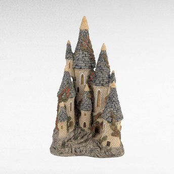 Vintage 1982 David Winter The Fairytale Castle Figurine, Handcrafted English Cottage Sculpture, Collectible Building Display Piece