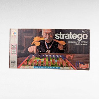 Vintage 1975 Stratego Board Game, Milton Bradley, Complete, Classic Strategy Game, Two-Player Battle Game