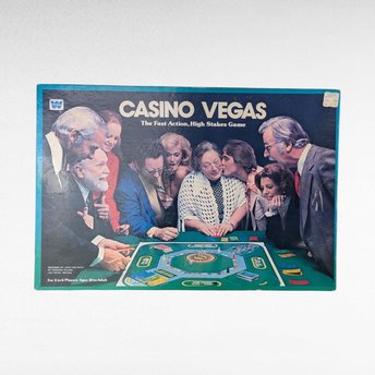 1975 Casino Vegas Board Game, Complete Western Publishing, Vintage Family Game Night, Collectible Gambling Game