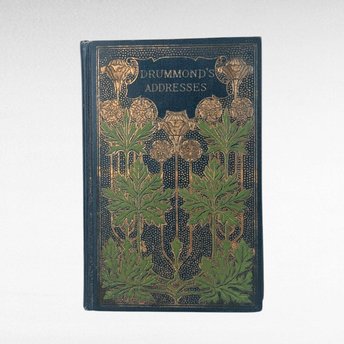 Antique Drummond's Addresses Book, Ornate Cover, Inspirational Reading, Vintage Religious Text, Gift for Theology Enthusiast