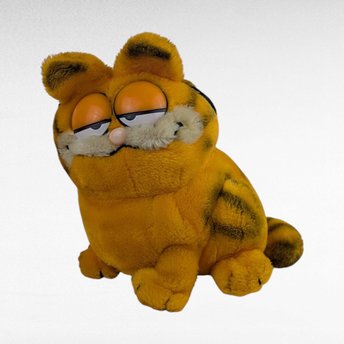 1981 Dakin Sitting Garfield Plush, Vintage Cartoon Cat Stuffed Animal, United Feature Syndicate Toy, Nostalgic Gift