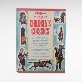 1975 Children's Classics Book, Illustrated, Winnie the Pooh, Wizard of Oz, Vintage Story, Collection Gift for Kids