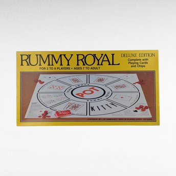 1981 Rummy Royal Game, Whitman Publishing, Complete Card Game, Vintage Family Fun, Gift for Card Players