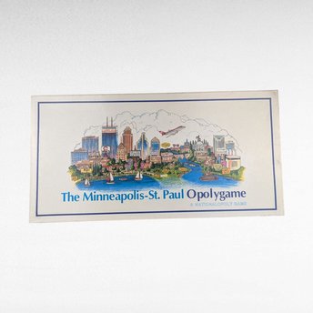 1990 Mpls St Paul Opoly Game, Vintage Twin Cities Edition, Nationalopoly Board Game