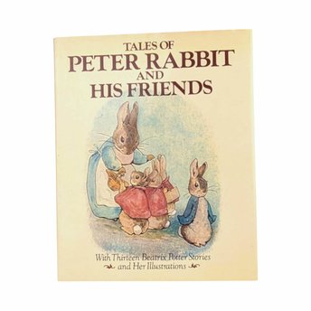 1984 Tales of Peter Rabbit and His Friends, Beatrix Potter Hardcover, Children's Literature, Classic Storybook, Gift for Kids