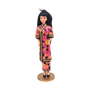 1997 Hallmark Keepsake Chinese Barbie Ornament | Dolls of the World Series | Vintage Barbie Ornament | Christmas Ornament