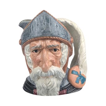 Vintage 1956 Royal Doulton Don Quixote Character Jug D6455, Large English Pottery Toby Mug, Man Cave Bar Decor Collector Gift