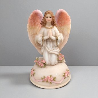 1995 Roman Seraphim Classic "The Rainbow's End" Angel Music Box, Collectible Music Box, Gift for Angel Lovers