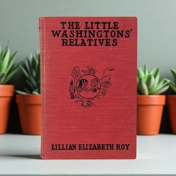 1918 The Little Washingtons' Relatives Book, Lillian Elizabeth Roy, Antique Children's Literature, Gift for Collector