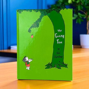 Vintage Shel Silverstein The Giving Tree Hardcover Book, 1984 Edition, Classic Children's Literature, Illustrated Book, Gift for Kids