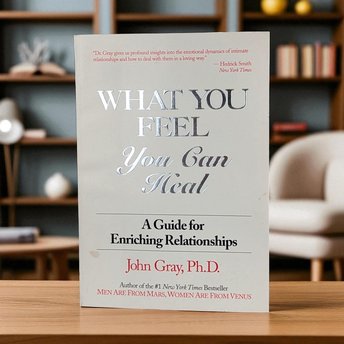 1984 John Gray "What You Feel You Can Heal" Softcover Book, Relationship Guide, Heart Publishing