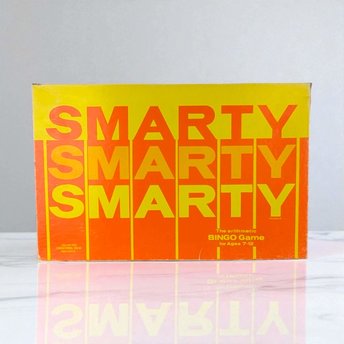 1958 Smarty Smarty Smarty Bingo Game, Vintage Educational Game, Arithmetic Game, Kids Math Game, Family Game, Collectible Game