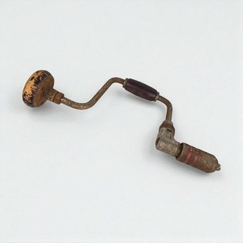 Vintage Ratcheting Hand Drill, Woodworking Tool, Collectible Tool, Man Cave Decor