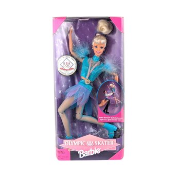1997 Olympic Skater Barbie Doll, Vintage Barbie, Collectible Barbie, Olympic Barbie, Gift for Barbie Collector
