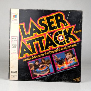 1978 Milton Bradley Laser Attack Game, Missing One Energy, Vintage Electronic Game, Space Battle Game, Strategy Game, Collectible Game