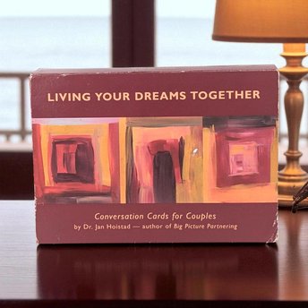 Living Your Dreams Together Conversation Cards - Couples Communication, Relationship Building, Date Night Activity
