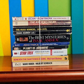 Vintage Sci-Fi Paperback Book Choice: Star Trek, Asimov & Choose Your Own Adventure