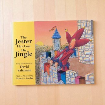 1995 Jester Has Lost His Jingle Book, David Saltzman, Maurice Sendak Afterword, Vintage Children's Story, Gift for Kids