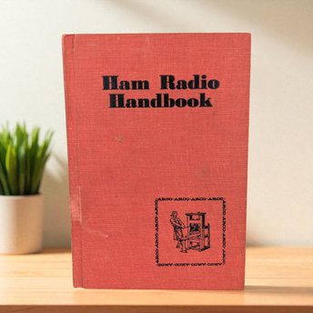1960 Ham Radio Handbook Illustrated, Robert Hertzberg Guide, Vintage Amateur Radio Book, Electronics Hobbyist Gift