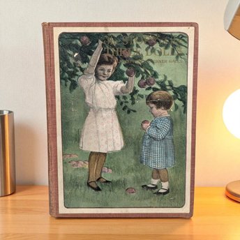 1905 Antique Children's Book, The Story of The Three Dolls, Illustrated by Virginia Keep, Josephine Scribner Gates, Hardcover, M.A. Donohue