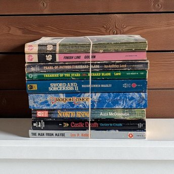 Vintage Sci-Fi Fantasy Paperback Book Choice: 70s-80s Pulp Collection