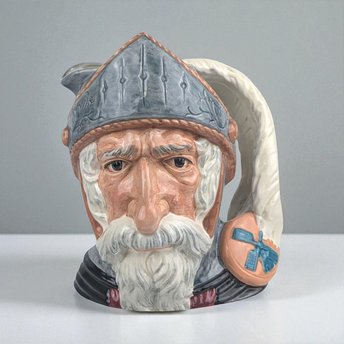 Vintage Royal Doulton Don Quixote Toby Jug D6455: English Pottery