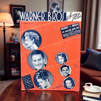 1939 Warner Bros Songbook: Golden Age Hollywood Sheet Music